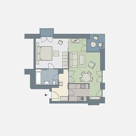 Kaiservillen Heringsdorf - Ferienwohnung Mit 1 Schlafzimmer Und Terrasse D204 Exterior photo